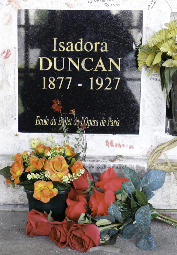 Grave of Isadora Duncan