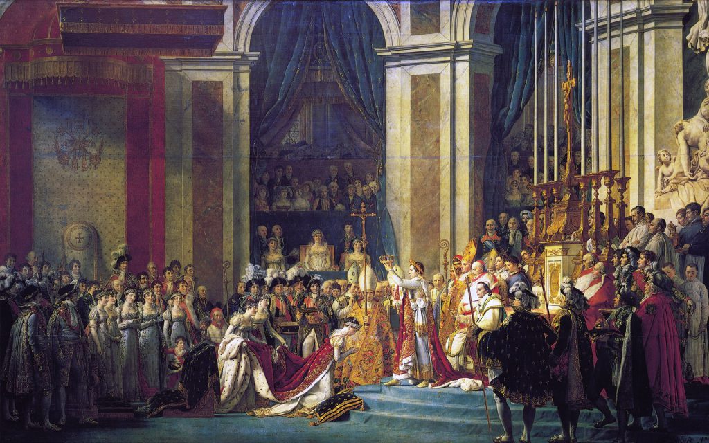 The Coronation of Napoléon by Jacques-Louis David