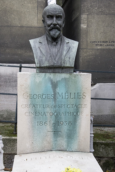 Gravesite of Georges Mélies at Père Lachaise Cemetery