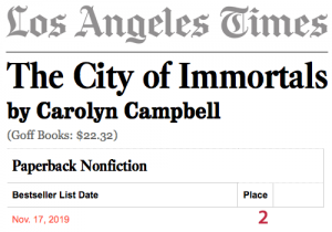 Los Angeles Times #2 non-fiction bestseller