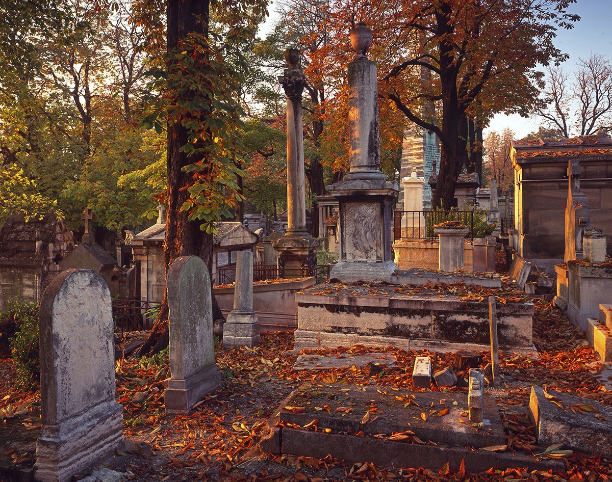 Père Lachaise Cemetery in Autumn