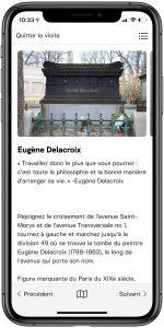 City of Immortals GPS Tour Delacroix Page - French