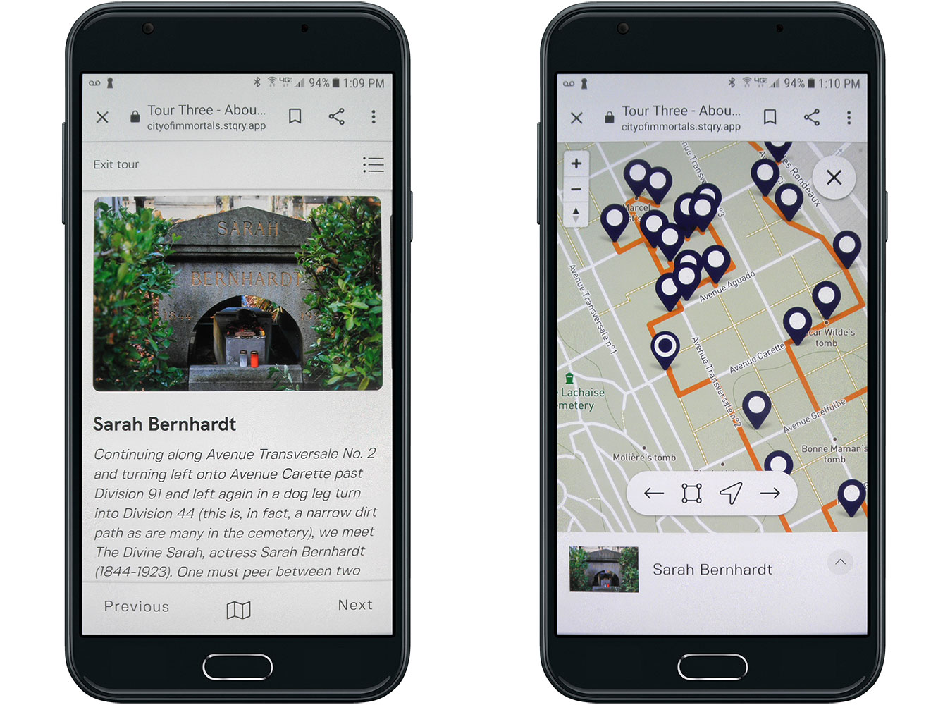 GPS Walking Tour of Père-Lachaise Cemetery | Google Play -